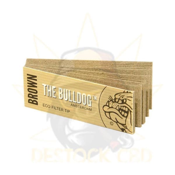 Filtres The Bulldog Brown Unbleached - destock CBD