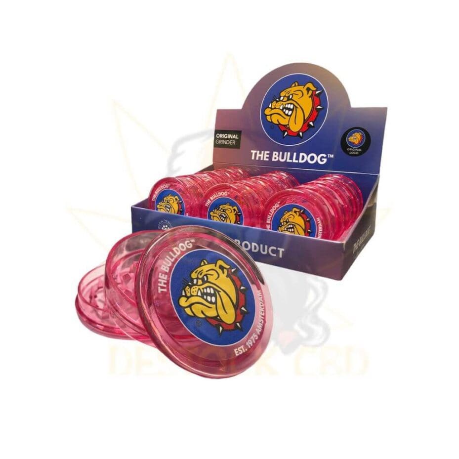 The Bulldog Grinder Plastique Rose - Destock CBD